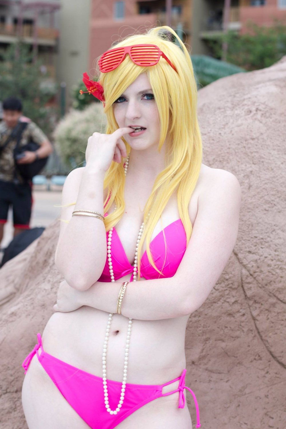 Panty Anarchy bikini cosplayer needs tributes #ShjTAhLo